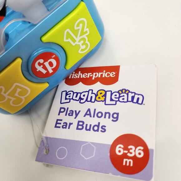Fisher-Price Baby & Toddler Toy Laugh & Learn Play Along Ear Buds Music Lights - Picture 2 of 7